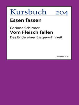 cover image of Vom Fleisch fallen.